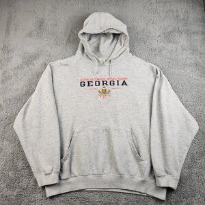Vintage Georgia Bulldogs Hoodie Men's XL Embroidered College Football Pullover